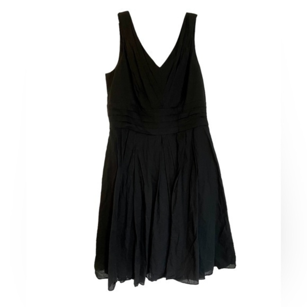 White House Black Market Dress Sleeveless Cotton Fit & Flare Size 10